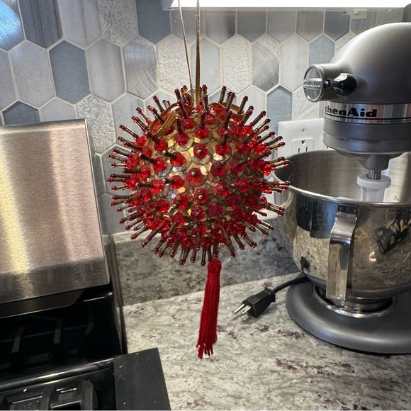 Vintage Beaded Christmas Ornament Lot - Picture 5 of 11